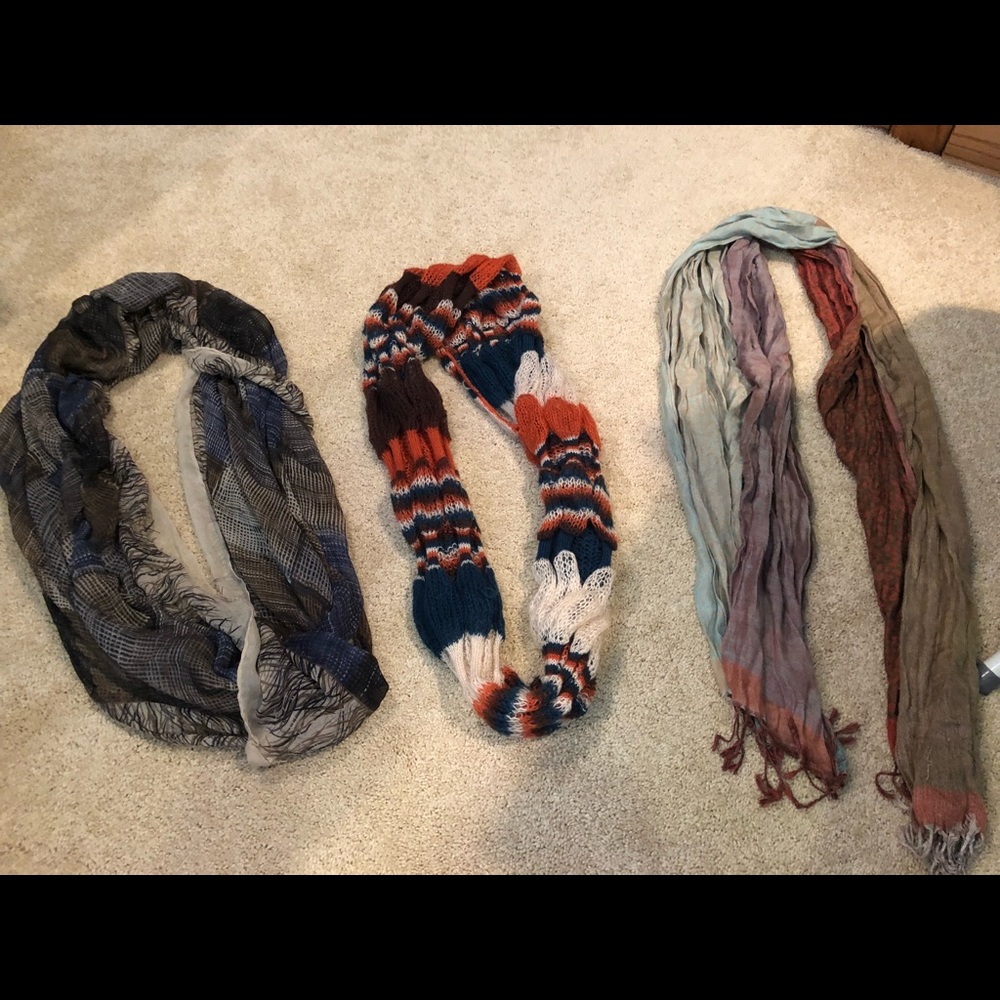 3 NWOT Classy Scarves